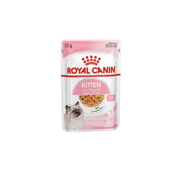 Royal Canin Kitten Jelly Pouch Yaş Mama, Yavru Kedi, 85 G