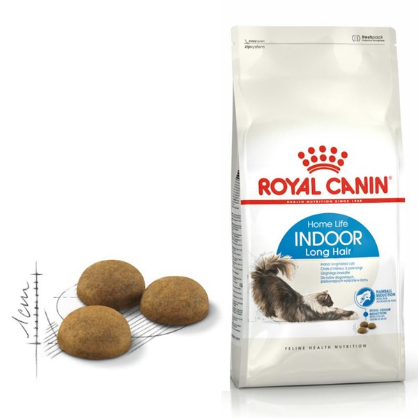 Royal Canin Indoor 27 Evde yaşayan uzun tüylü yetişkin kediler İçin 400 gr