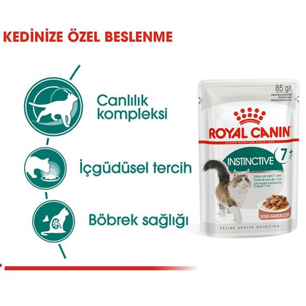 Royal Canin Gravy Instinctive +7 Yaşlı Kedi Maması 85gr