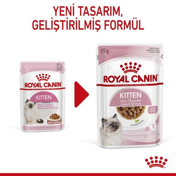 Royal Canin Kitten Yaş Kedi Maması, Yavru Kedi 85GR