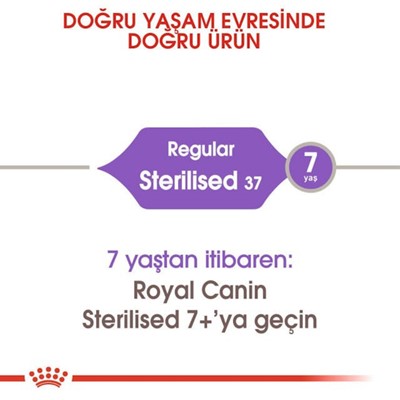 Royal Canin Sterilised 37 Yetişkin Kuru Kedi Maması, 15 Kg