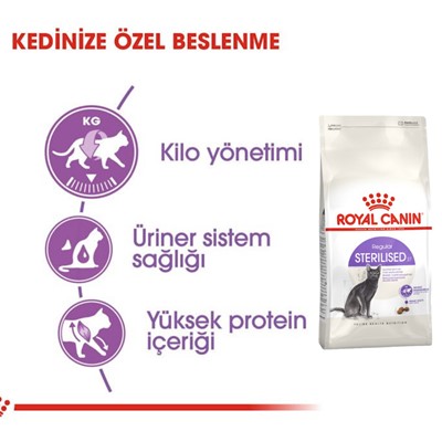 Royal Canin Sterilised 37 Yetişkin Kuru Kedi Maması, 15 Kg