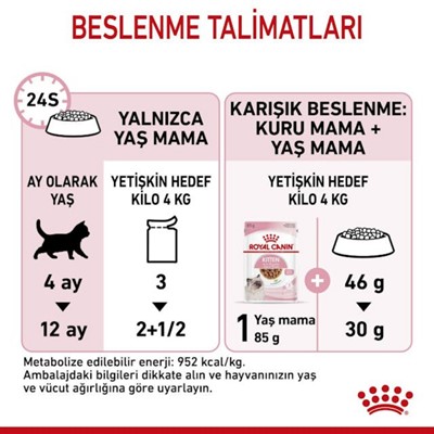 Royal Canin Kitten Yaş Kedi Maması, Yavru Kedi 85GR