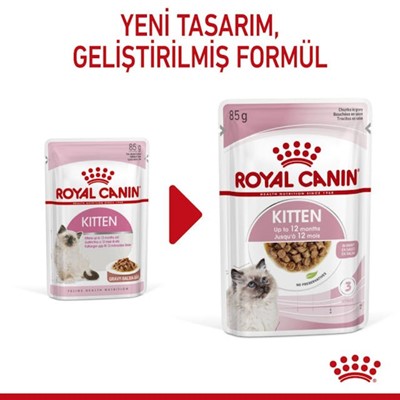 Royal Canin Kitten Yaş Kedi Maması, Yavru Kedi 85GR